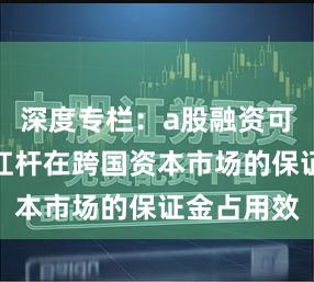 深度专栏：a股融资可以有多少杠杆在跨国资本市场的保证金占用效