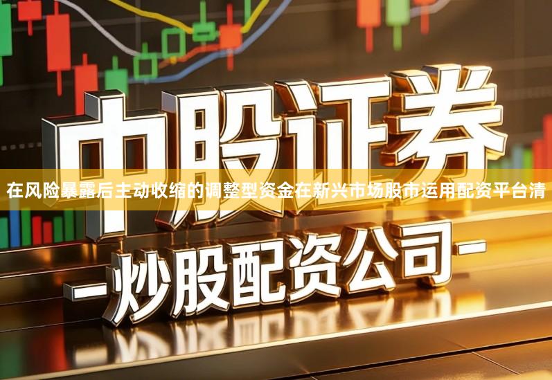 在风险暴露后主动收缩的调整型资金在新兴市场股市运用配资平台清