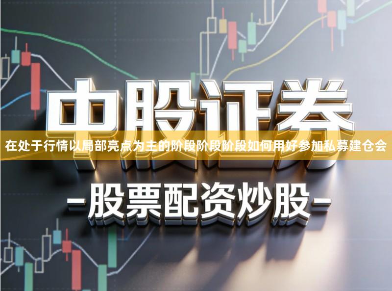 在处于行情以局部亮点为主的阶段阶段阶段如何用好参加私募建仓会