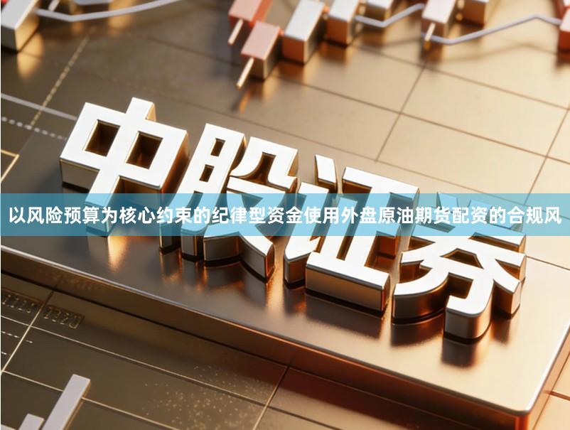 以风险预算为核心约束的纪律型资金使用外盘原油期货配资的合规风